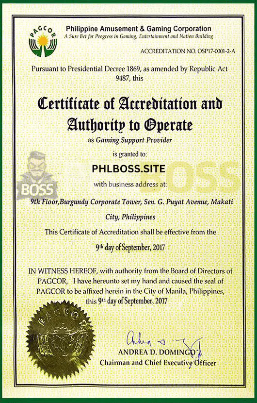 PHLBOSS LICENSE